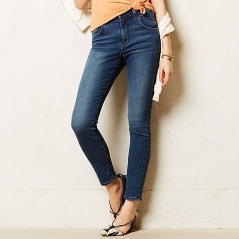 Anthro Pilcro & the Letterpress Serif Skinny Jeans